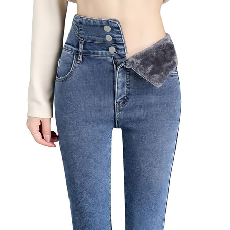 Lively® Vêtements automn & hiver Bleu / 32 Jeans en laine polaire | Lively™